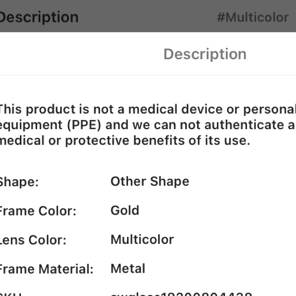 Rimless Butterfly Sunglasses - Picture 6 of 8